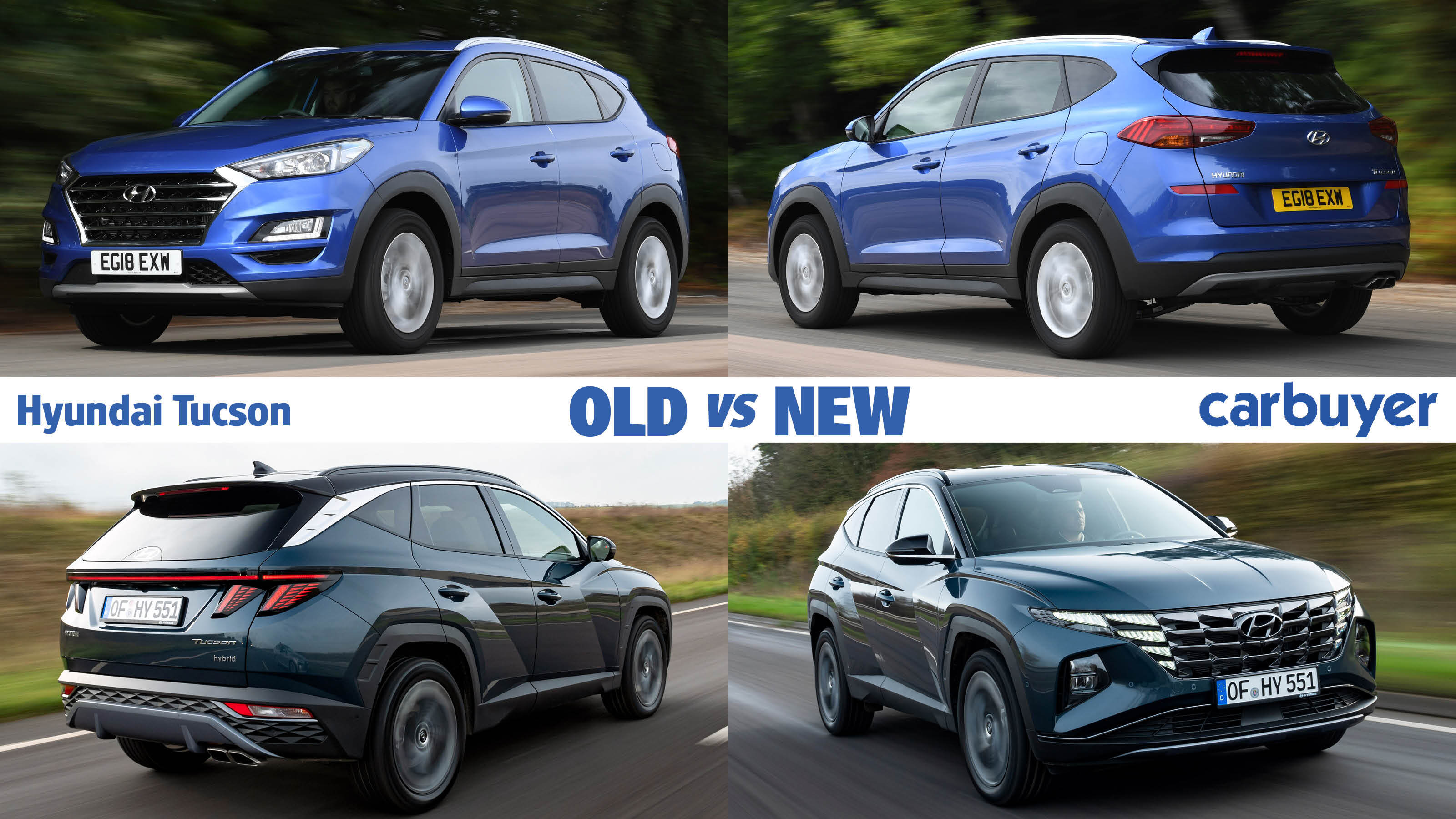 Hyundai Tucson: old vs new  Carbuyer